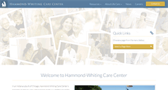 Desktop Screenshot of hammondwhitingcarecenter.com